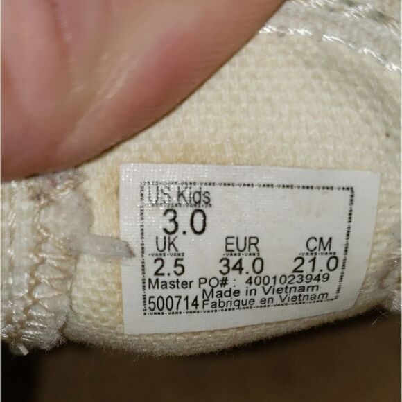 Vans Checkerboard Sneakers youth size 3 - Picture 7 of 7